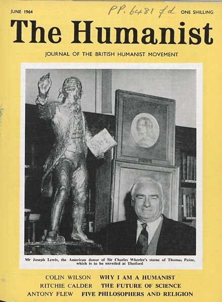 New Humanist – The Humanist, June 1964 Cover