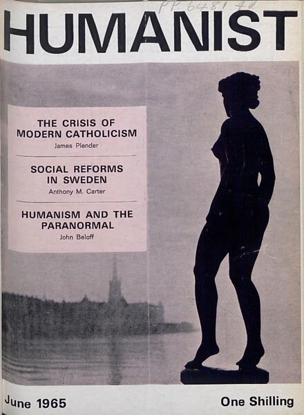 New Humanist – The Humanist, June 1965 Cover
