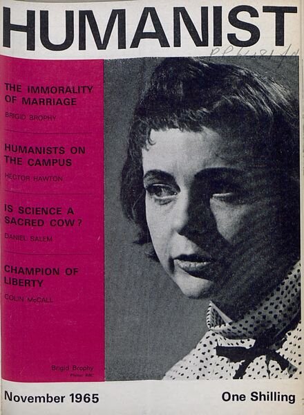 New Humanist – The Humanist, November 1965 Cover
