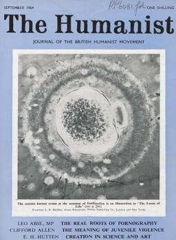 New Humanist – The Humanist, September 1964