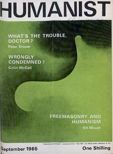 New Humanist – The Humanist, September 1965 Cover