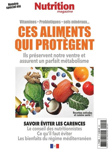 Nutrition Magazine – Juin-Aout 2021 Cover