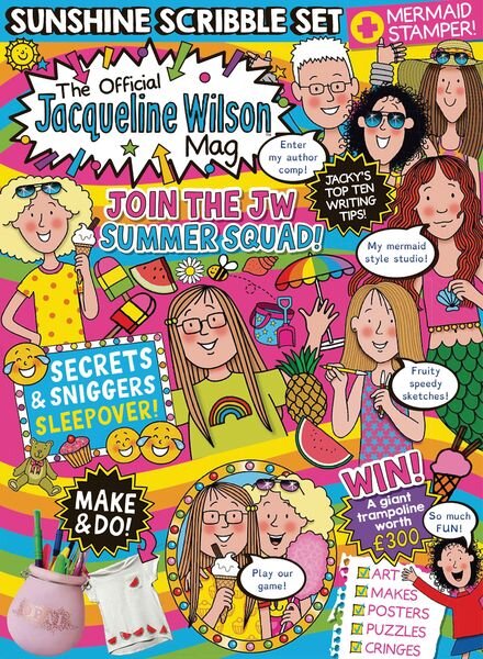 Official Jacqueline Wilson Magazine – June 2021 Cover