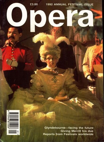 Opera – Annual Festival – 1992 Cover