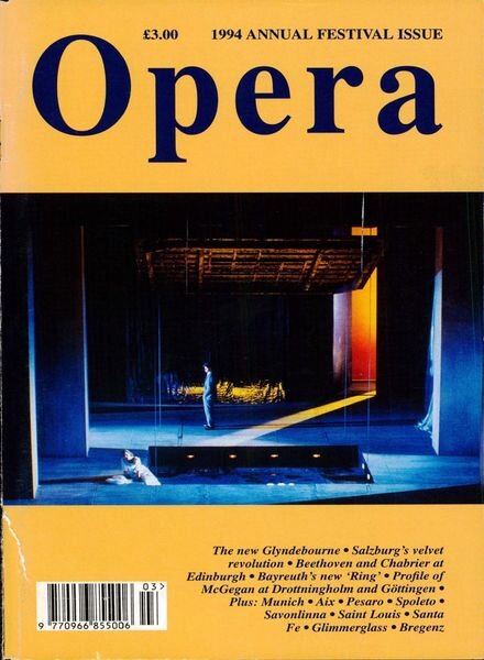 Opera – Annual Festival – 1994 Cover