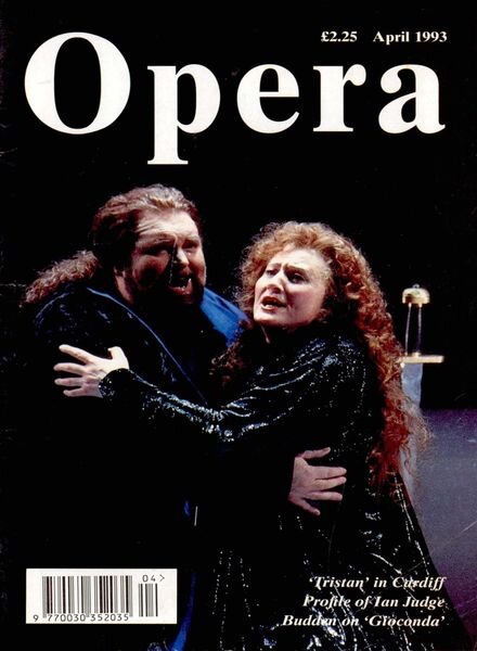 Opera – April 1993 Cover