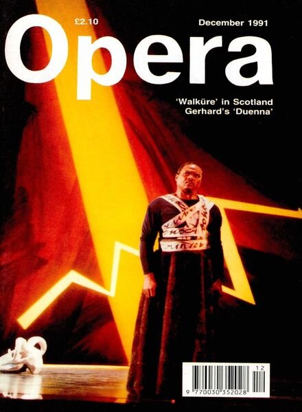 Opera – December 1991 Cover
