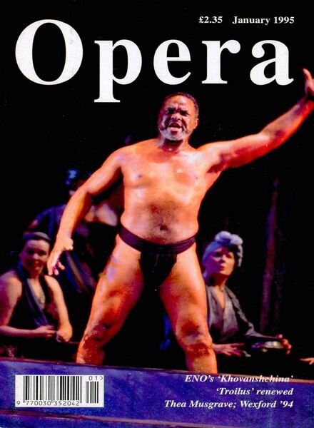Opera – January 1995 Cover