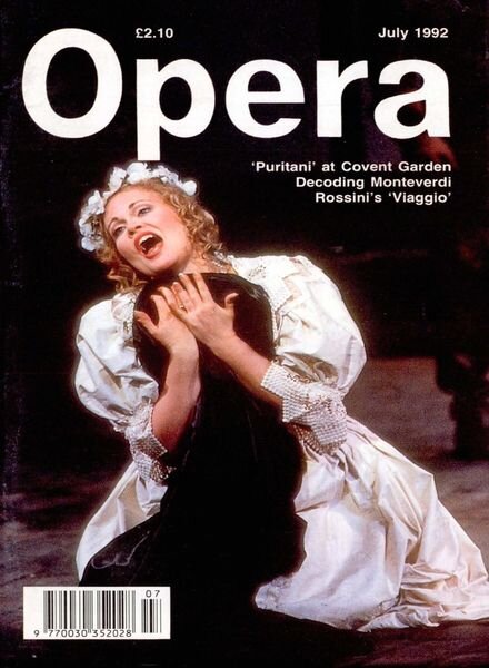 Opera – July 1992 Cover