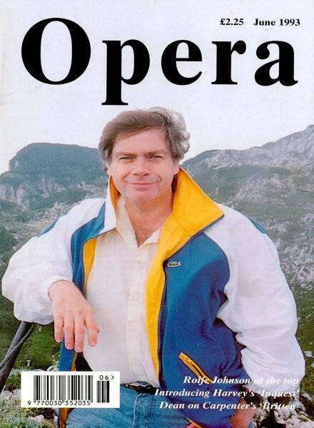 Opera – June 1993 Cover