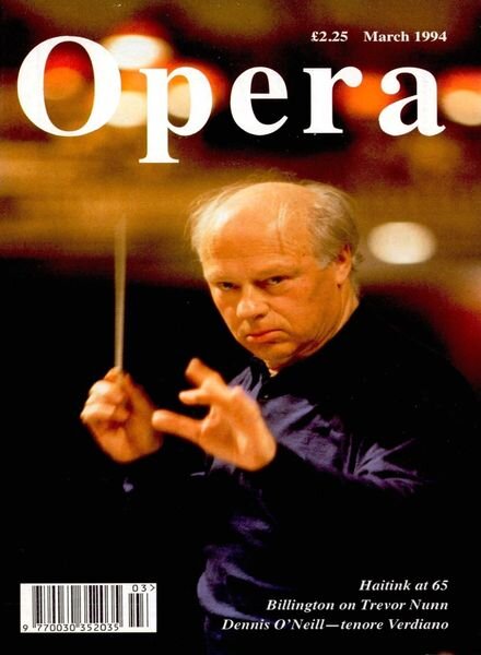 Opera – March 1994 Cover