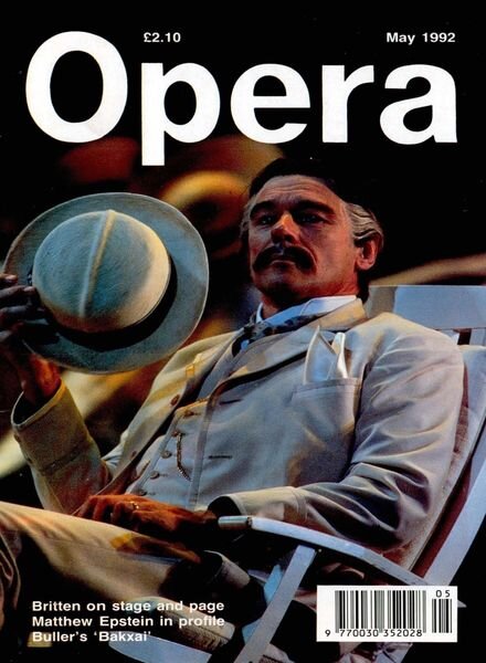 Opera – May 1992 Cover