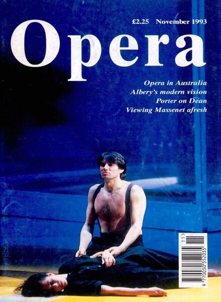 Opera – November 1993 Cover