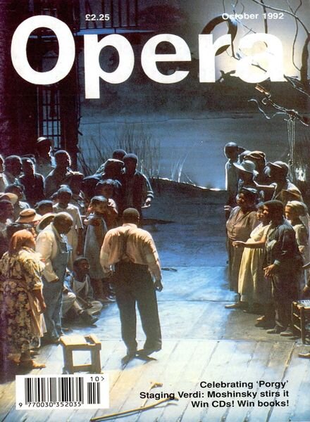 Opera – October 1992 Cover
