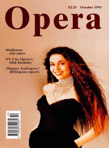Opera – October 1993 Cover