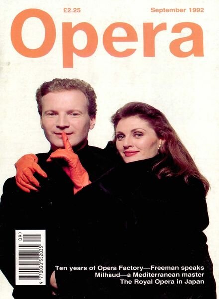 Opera – September 1992 Cover
