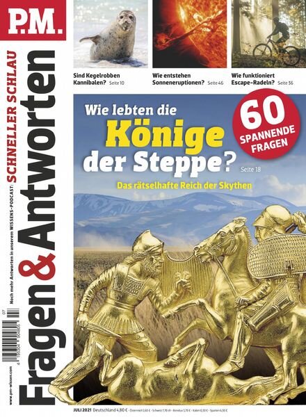 P.M Fragen & Antworten – Juli 2021 Cover