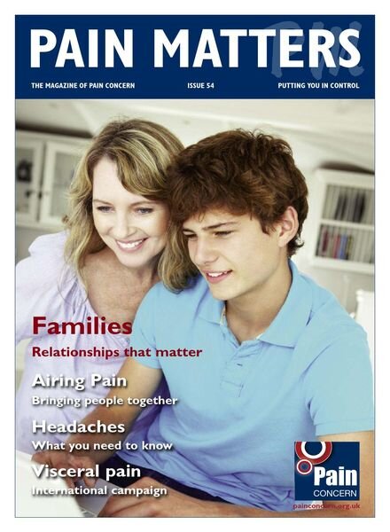Pain Matters – Issue 54 – 16 November 2013 Cover