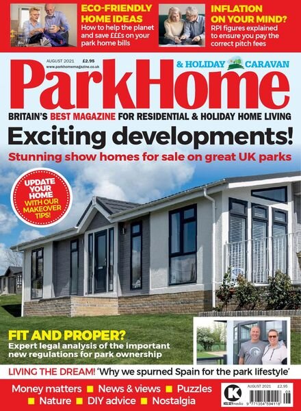 Park Home & Holiday Caravan – August 2021 Cover