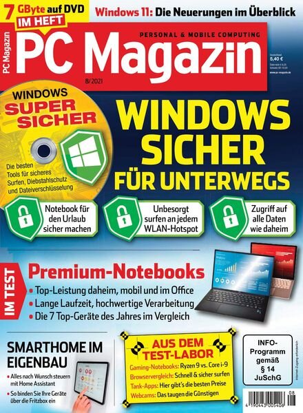PC Magazin – August 2021 Cover
