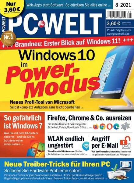 PC Welt – August 2021 Cover