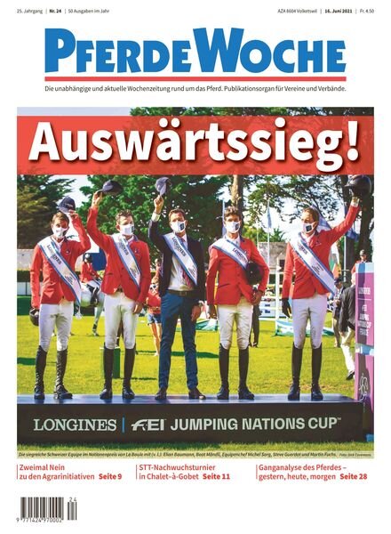 PferdeWoche – 16 Juni 2021 Cover