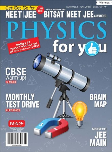 Physics For You – June 2021 Cover