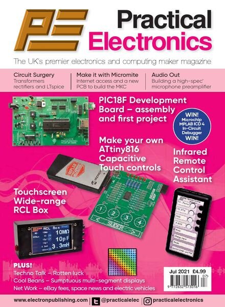 Practical Electronics – July 2021 Cover