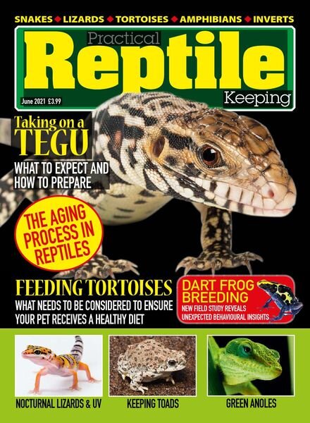 Practical Reptile Keeping – June 2021 Cover
