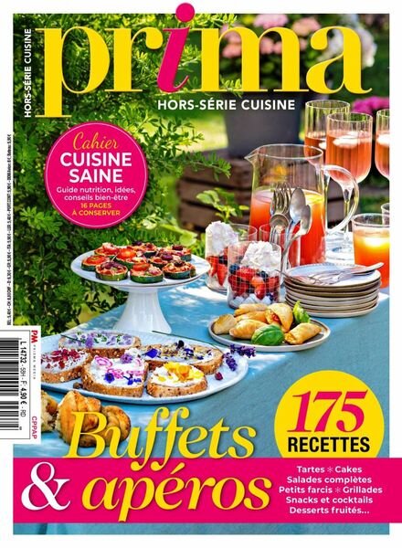 Prima – Hors-Serie Cuisine N 58 – Juin 2021 Cover