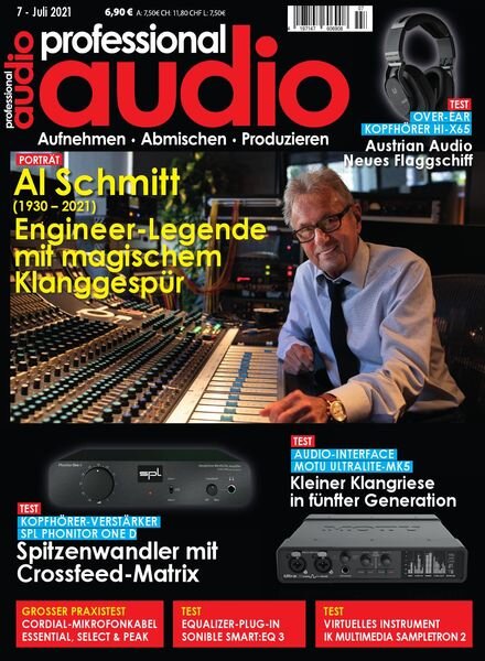 Professional Audio – Juli 2021 Cover