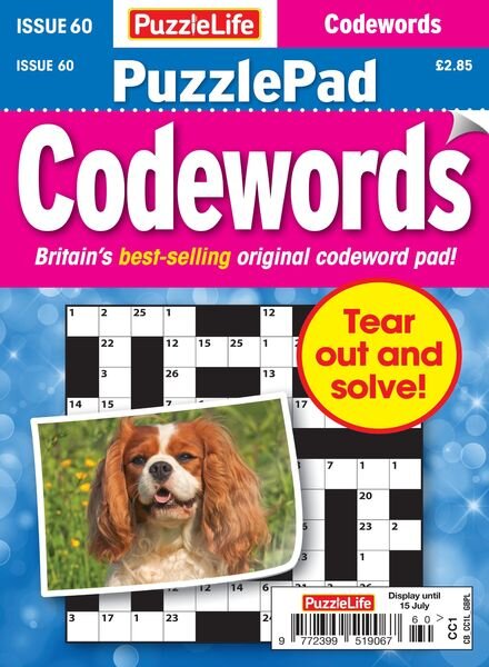PuzzleLife PuzzlePad Codewords – 17 June 2021 Cover