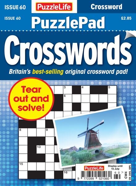 PuzzleLife PuzzlePad Crosswords – 17 June 2021 Cover