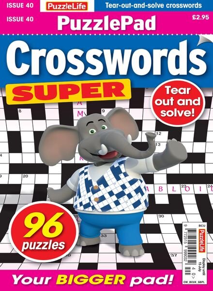 PuzzleLife PuzzlePad Crosswords Super – 17 June 2021 Cover