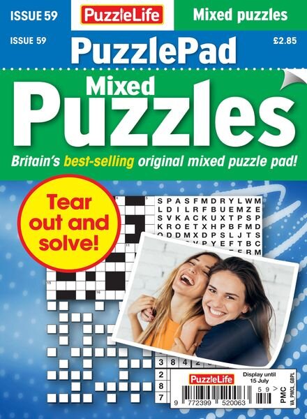 PuzzleLife PuzzlePad Puzzles – 17 June 2021 Cover