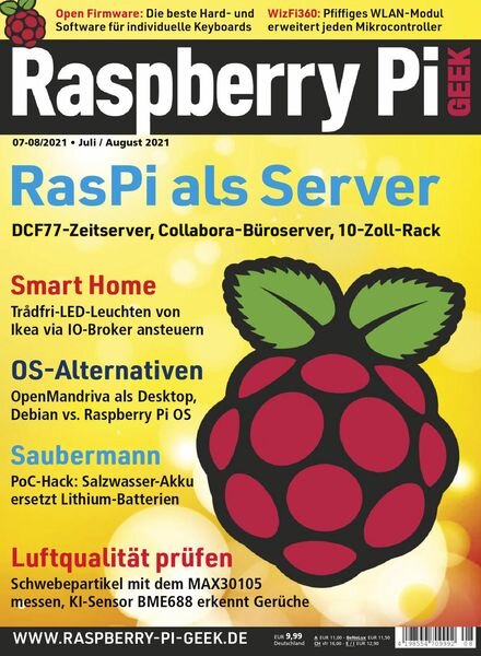 Raspberry Pi Geek – Juli 2021 Cover
