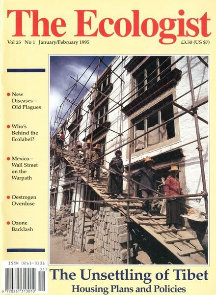 Resurgence & Ecologist – Ecologist, Vol 25 N 1 – Jan-Feb 1995 Cover