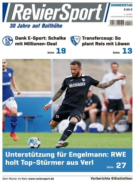 RevierSport – 01 Juli 2021 Cover