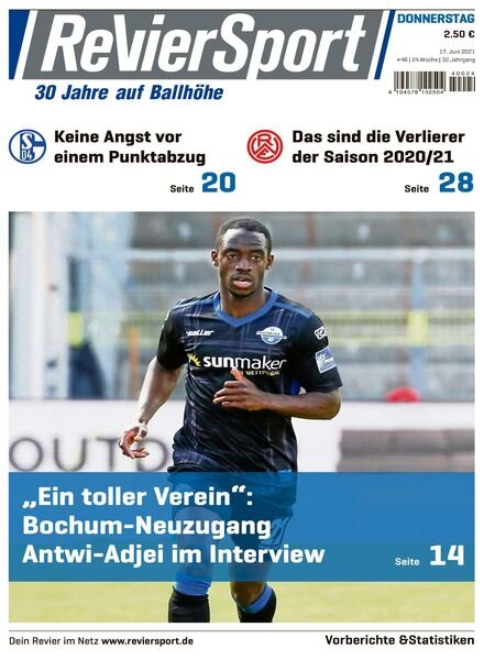 RevierSport – 17 Juni 2021 Cover