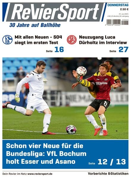 RevierSport – 24 Juni 2021 Cover