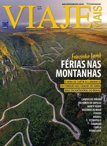 Revista Viaje Mais – maio 2021 Cover
