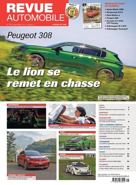 Revue Automobile – 24 juin 2021 Cover