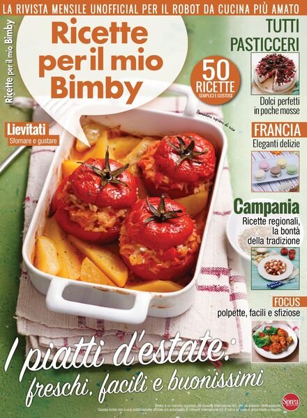 Ricette per il Mio Bimby – giugno 2021 Cover