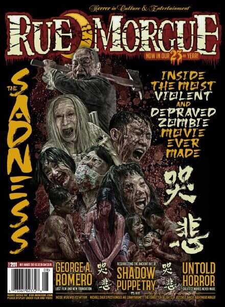 RUE MORGUE – July 2021 Cover
