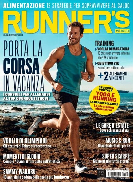 Runner’s World Italia – Agosto 2021 Cover