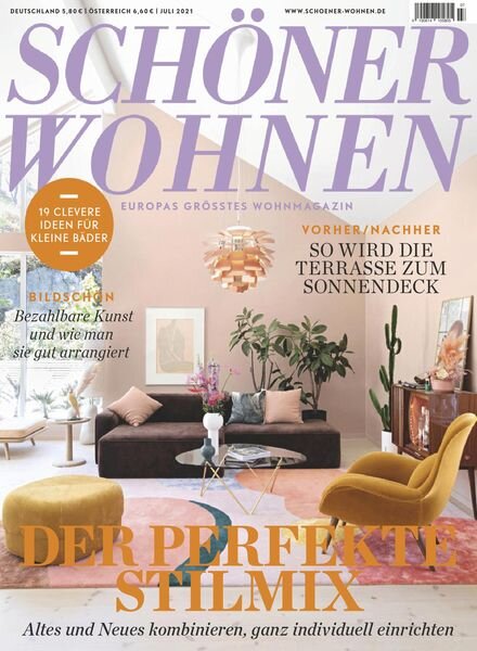 Schoner Wohnen – Juli 2021 Cover