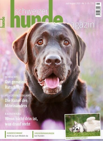 Schweizer Hunde Magazin – 17 Juni 2021 Cover