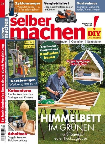selber machen – August 2021 Cover