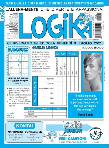 Settimana Logika – 10 giugno 2021 Cover
