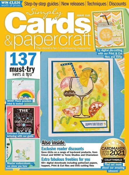 Simply Cards & Papercraft – June 2021 Cover